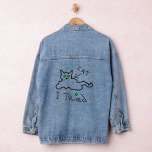 Intenté la Chaqueta Denim Cat