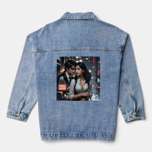 Vaquera La Chaqueta de Denim para Mujeres de Arte Digital