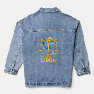 Vaquera La Chaqueta Libra Zodiac de Denim Femenino
