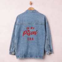 mi chaqueta de mezclilla de la era Piscis, regalo 