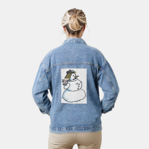 Vaquera Mujeres de nieve niegan chaqueta