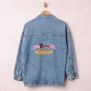 Vaquera Murugi usa chaqueta de desecho femenino retro Groo