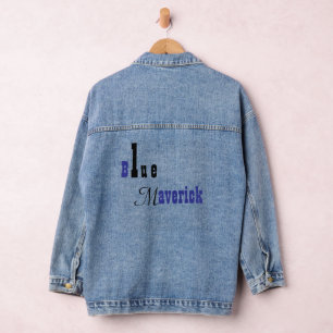 Vaquera Murugi usa la chaqueta de Denim para mujeres caver