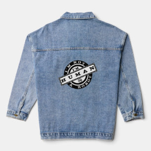 Vaquera No soy una Chaqueta Robot Denim