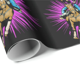 Vaquera occidental del papel de envoltorio para