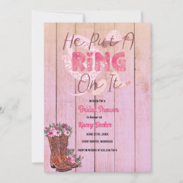 Vaquera Occidental | Invitación de Despedida de So