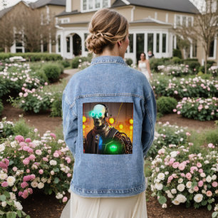Vaquera Robot 2 mujeres chaqueta de denim