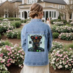 Vaquera Robot 5 mujeres chaqueta de denim