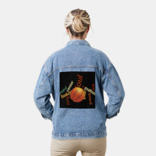 Vaquera Slam Dunk Style: Chaqueta de Denim inspirada en el