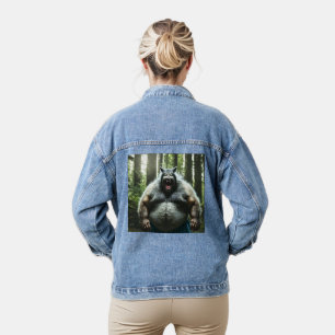 Vaquera Werewolf Ate Whol Village mujeres denim chaqueta