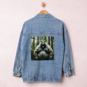 Vaquera Werewolf Ate Whol Village mujeres denim chaqueta