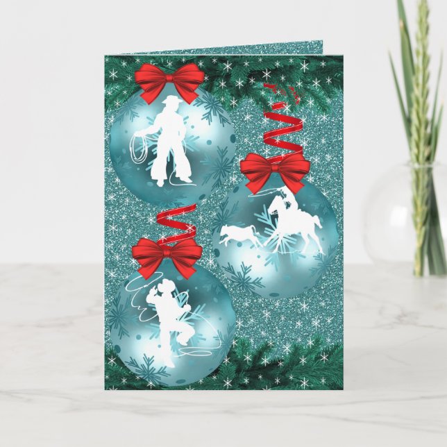 Vaqueras Jónigas Con Tarjeta De Vacaciones Azul (Anverso)