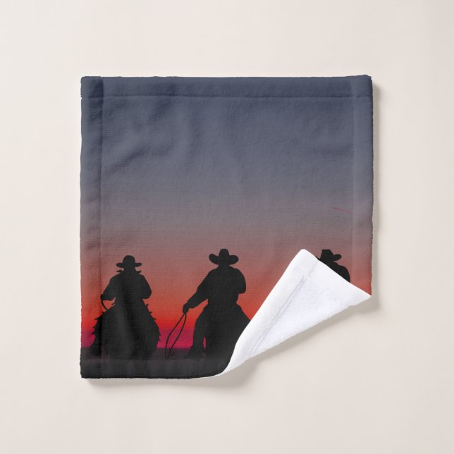 vaquero al atardecer (Toallita)
