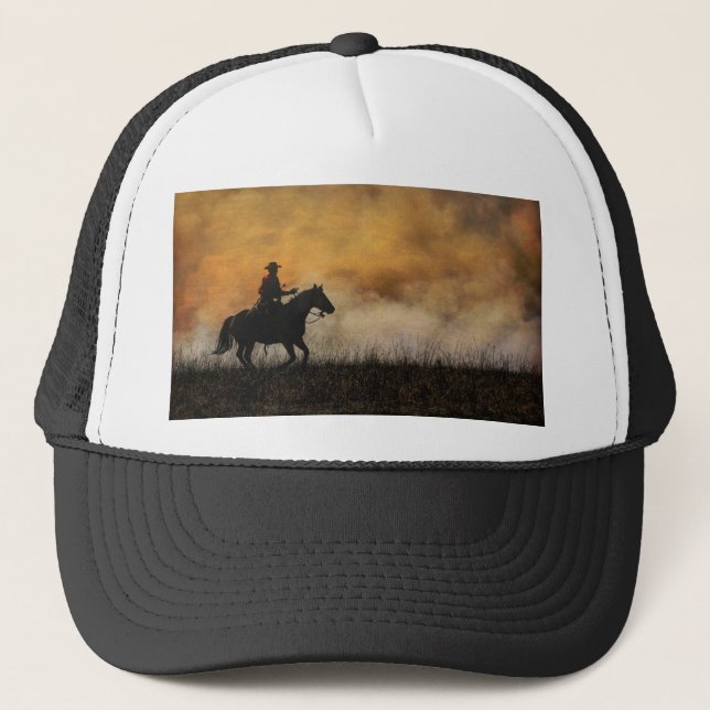 Vaquero clásico y gorro de caballo (Anverso)