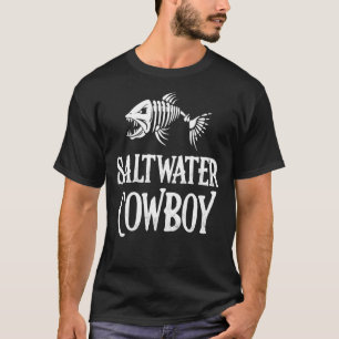 Vaquero de agua salada - Camiseta clásica de pesca