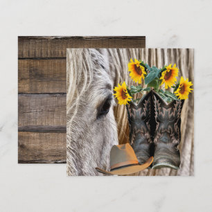 Vaquero de Caballo Boots Gorra Vaquero Flores de J