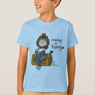 Vaquero en camisetas y regalos del entrenamiento