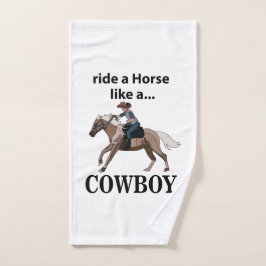 Vaquero Monta Un Caballo Como Un Vaquero