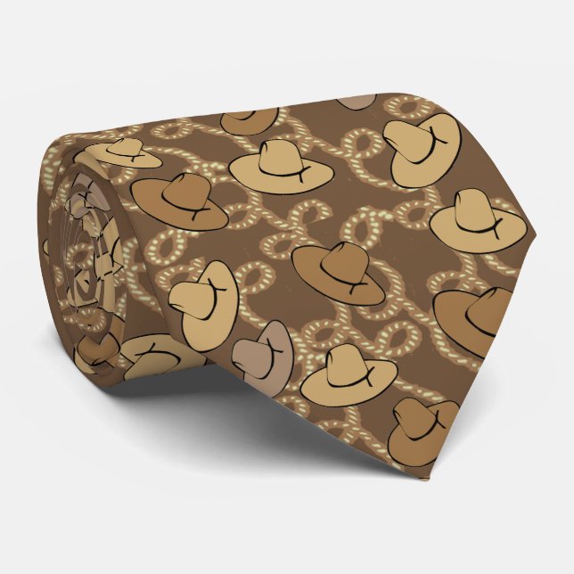 Vaquero occidental y corbata de lassos (Enrollado)