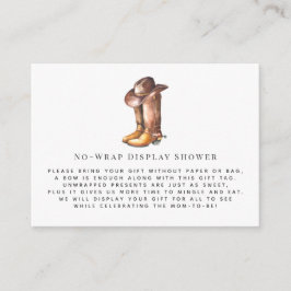 Vaquero pequeño | Mostrar inserción de invitación