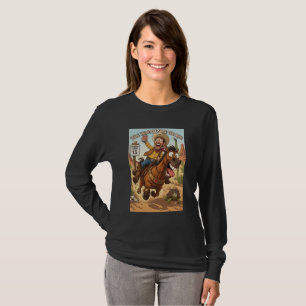 Vaquero Salvaje y Camisa Manga Larga de Caballo