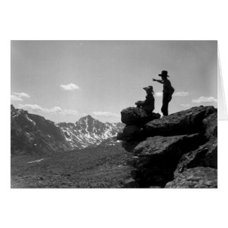 Vaqueros en el acantilado