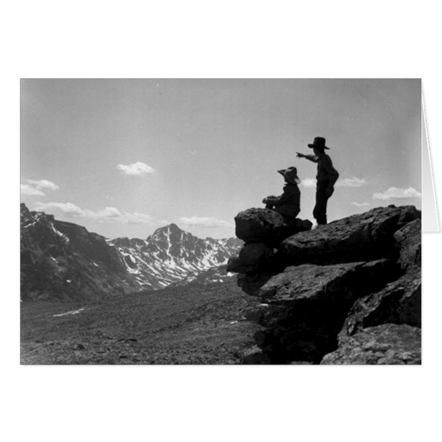 Vaqueros en el acantilado (Anverso (Horizontal))