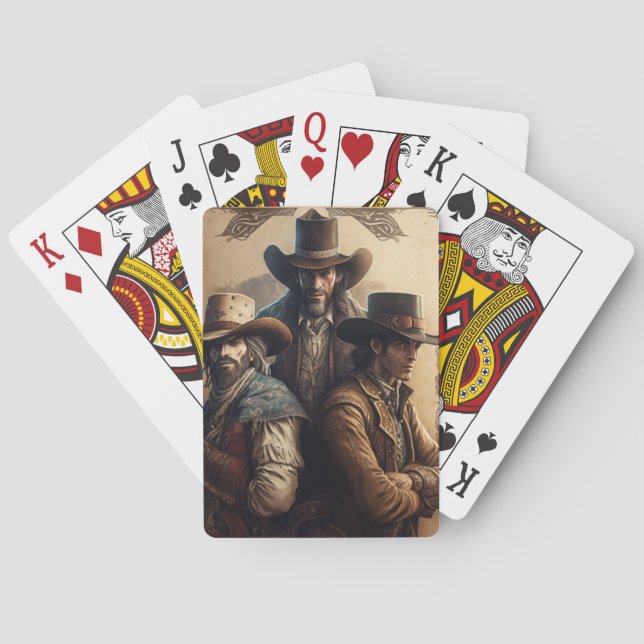 Vaqueros jugando cartas (Reverso)