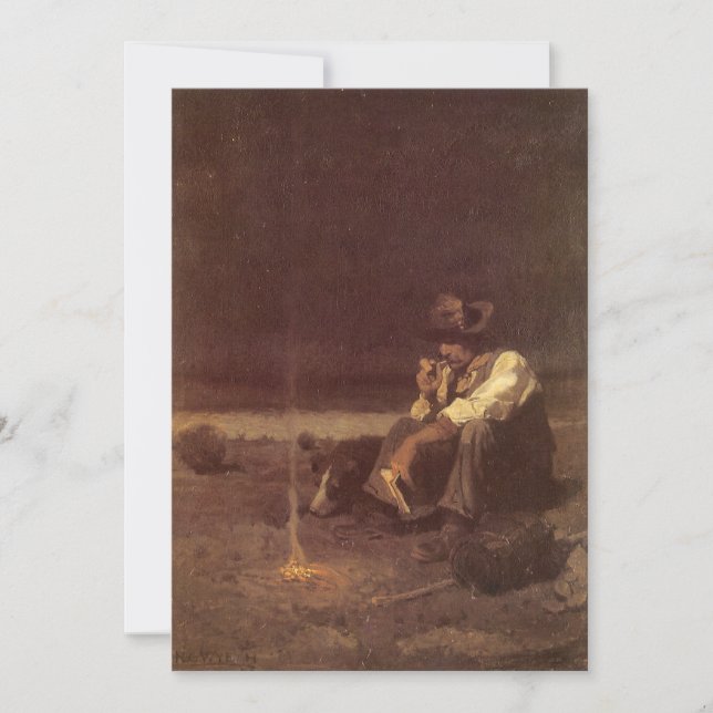 Vaqueros occidentales vintage, pastor de llanuras  (Anverso)