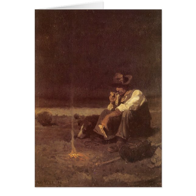 Vaqueros occidentales vintage, pastor de llanuras  (Frente)