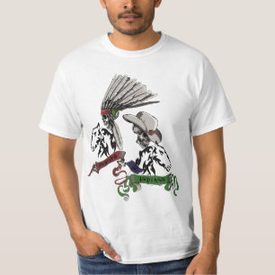 Vaqueros y camisa de los indios