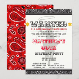 Vaqueros y Vaqueras invitan al partido de cumpleañ