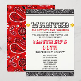 Vaqueros y Vaqueras invitan al partido de cumpleañ