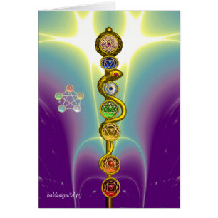 VARA DE ASCLEPIO 7 CHAKRAS, YOGA, ENERGÍA ESPIRITU