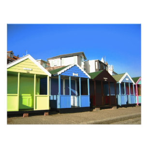 Vare la foto inglesa de la playa de la arena de