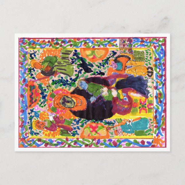 Variación de la postal Madonna & Child (Anverso)