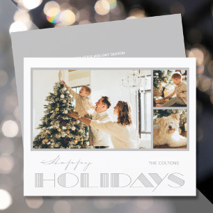 Varias tarjetas de presupuesto de Silver Happy Hol