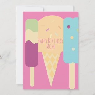 Variedad de Cumpleaños Helado de Verano con Purpur