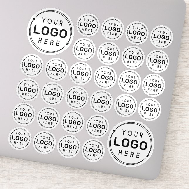 Variedad de logotipos comerciales 30 Pegatinas (Detalle)