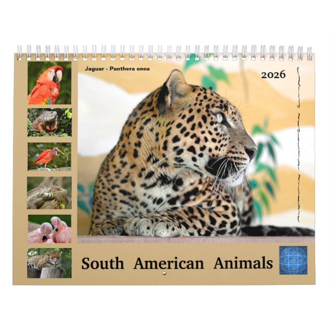Varios animales del calendario sudamericano (Tapa)