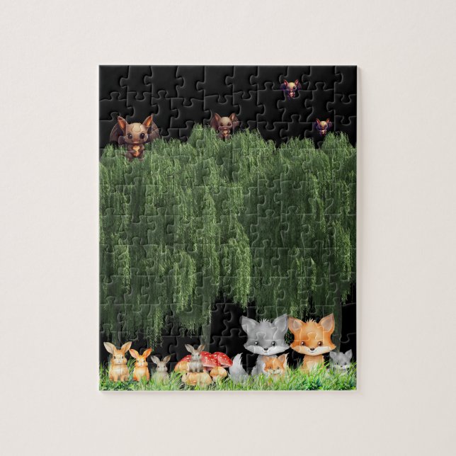 varios animales familia Puzzle (Vertical)