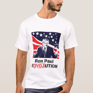 Varón blanco de la camiseta de la revolución de