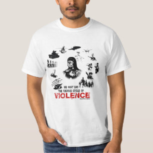 Varón de la camiseta de la violencia