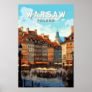 Varsovia Polonia Viaje Arte Vintage