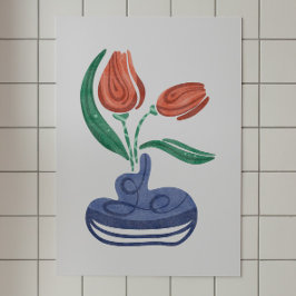 Vasa moderna con tulipanes | Arte De Vida Con Flor