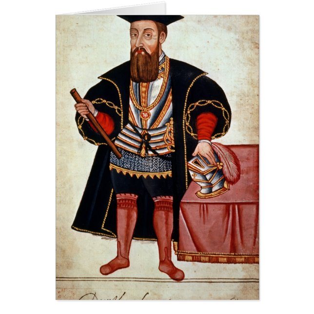 Vasco da Gama, ilustracion (Frente)