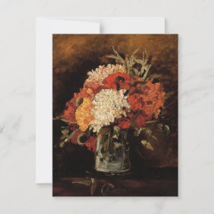 Vase con Carnations de Vincent van Gogh