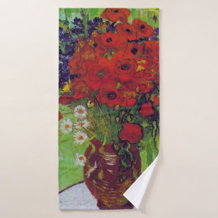 Vase con Cornflowers y Poppies, Van Gogh