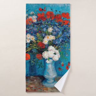 Vase con Cornflowers y Poppies, Van Gogh