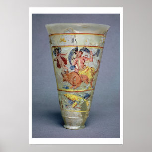 Vase con decoración pintada que representa a Europ